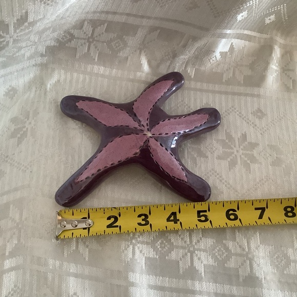 Blue Sky Clayworks Star Fish Wall Hanging Artist Heather Goldminc Vintage 2000 - Picture 5 of 6